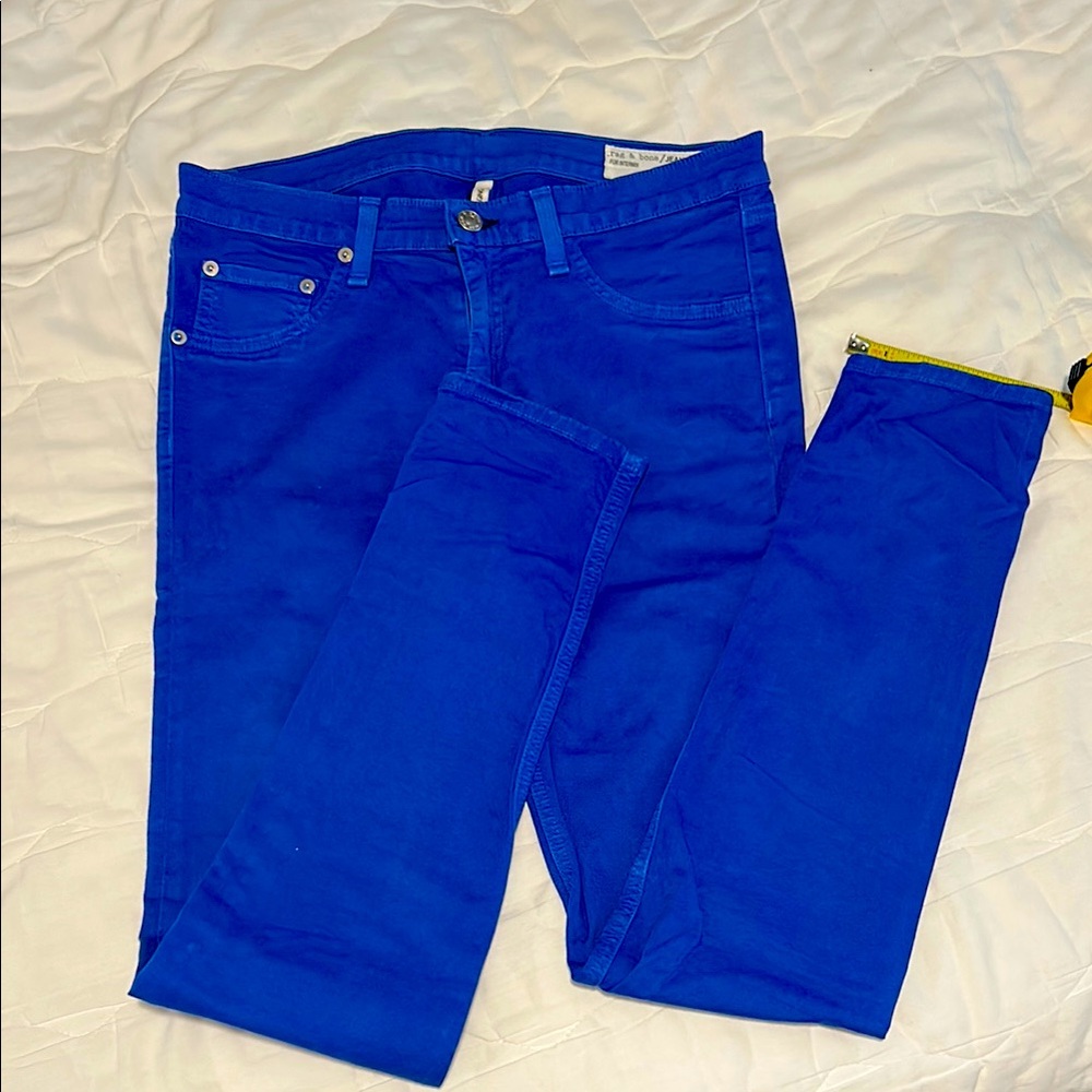 rag & bone Electric Blue Skinny Jeans